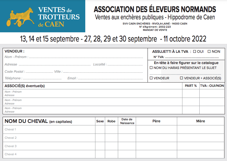 You are currently viewing VENTES DE CAEN 2022 :  DERNIÈRE LIGNE DROITE POUR VOS INSCRIPTIONS !